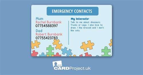 My Non Verbal Card for Kids (REAR)